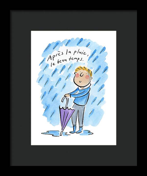 Apres la pluie, le beau temps 2 - Framed Print