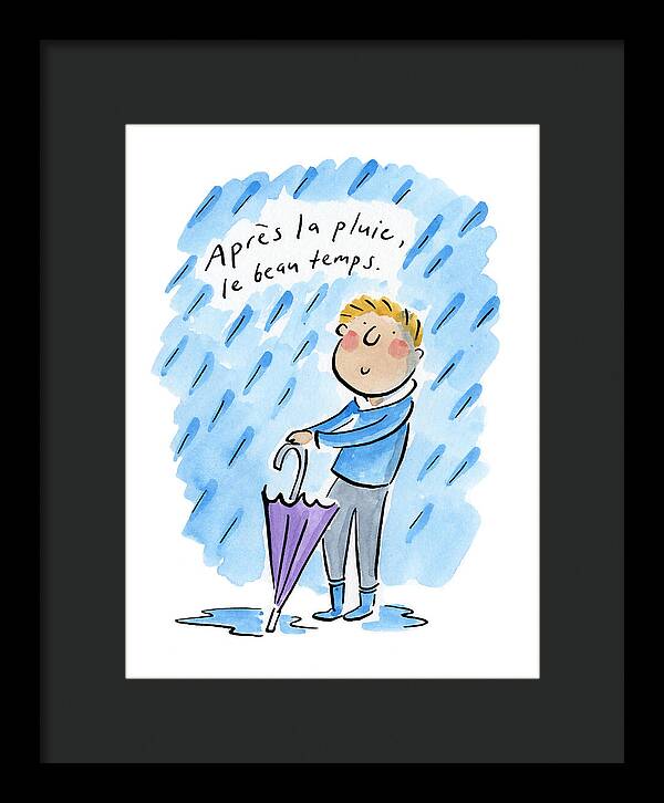 Apres la pluie, le beau temps 2 - Framed Print