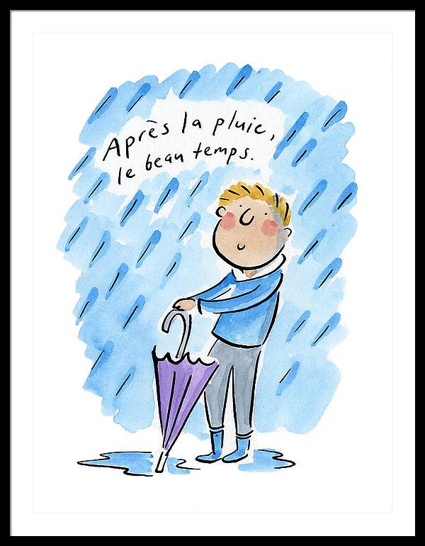 Apres la pluie, le beau temps 2 - Framed Print