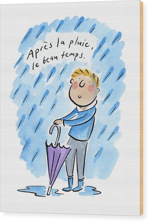 Apres la pluie, le beau temps 2 - Wood Print