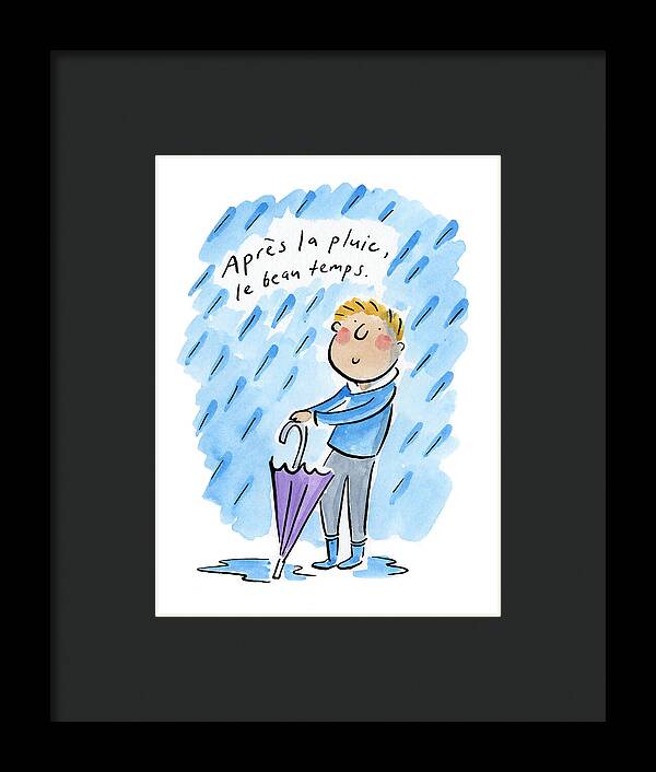 Apres la pluie, le beau temps 2 - Framed Print