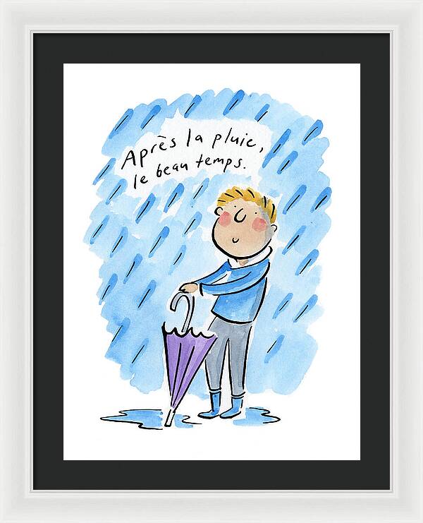 Apres la pluie, le beau temps 2 - Framed Print