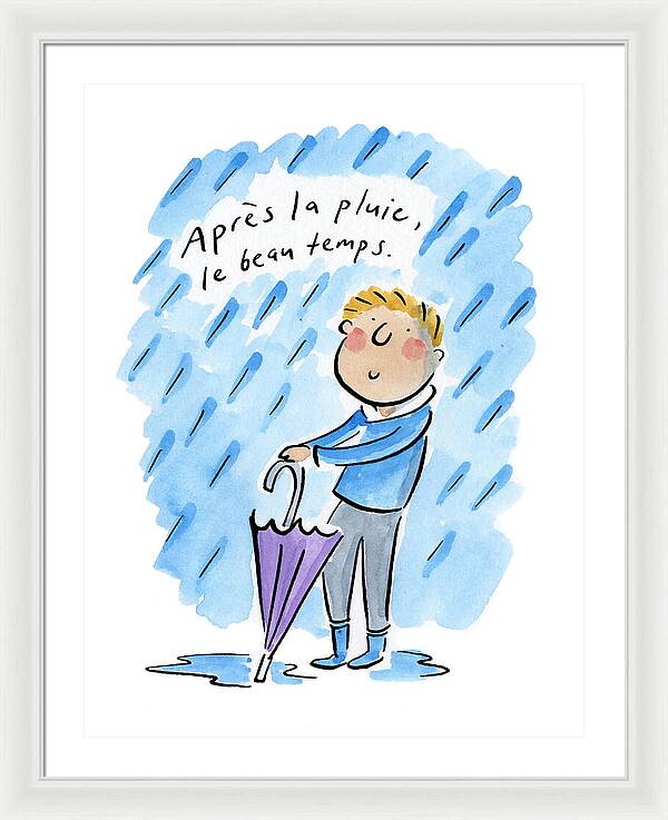 Apres la pluie, le beau temps 2 - Framed Print
