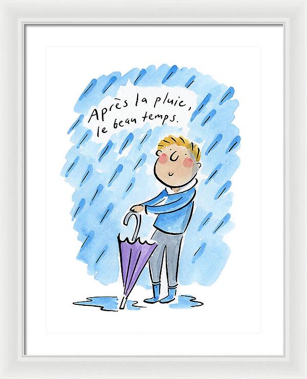Apres la pluie, le beau temps 2 - Framed Print