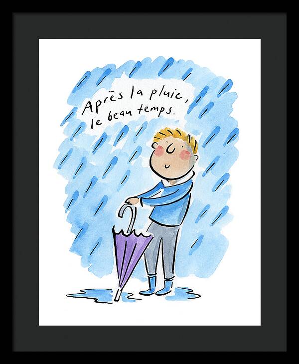 Apres la pluie, le beau temps 2 - Framed Print