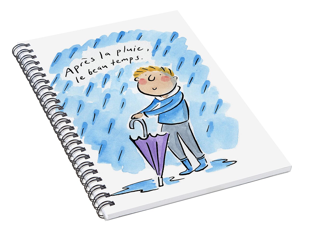 Apres la pluie, le beau temps 2 - Spiral Notebook