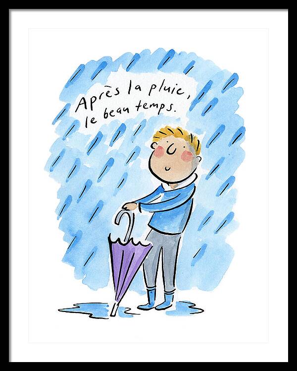 Apres la pluie, le beau temps 2 - Framed Print