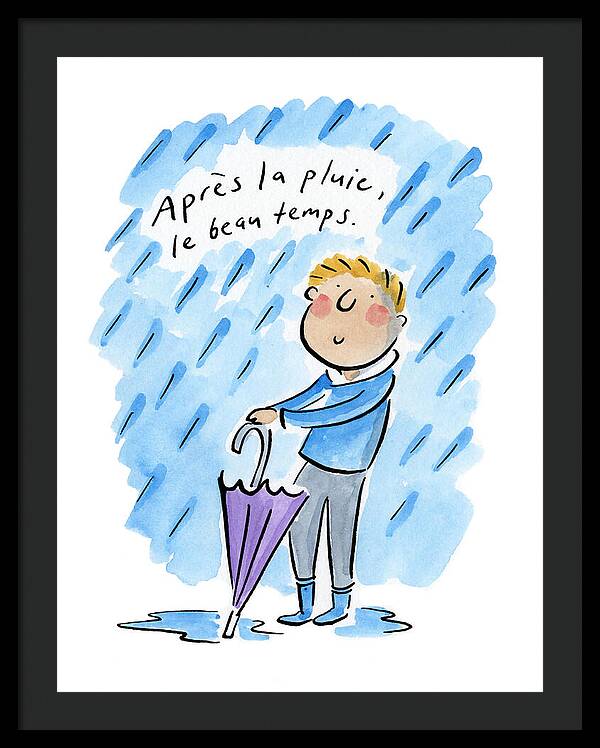 Apres la pluie, le beau temps 2 - Framed Print