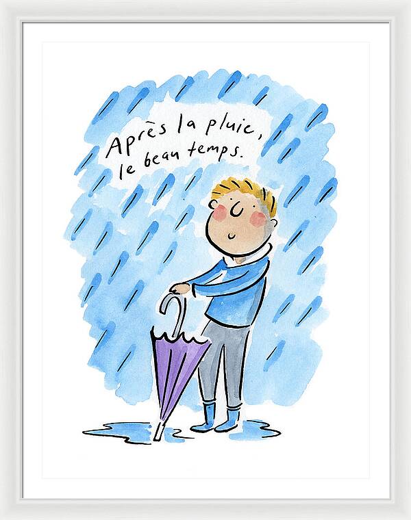 Apres la pluie, le beau temps 2 - Framed Print