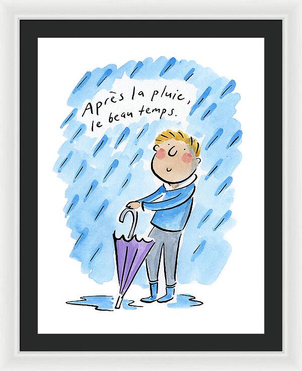 Apres la pluie, le beau temps 2 - Framed Print