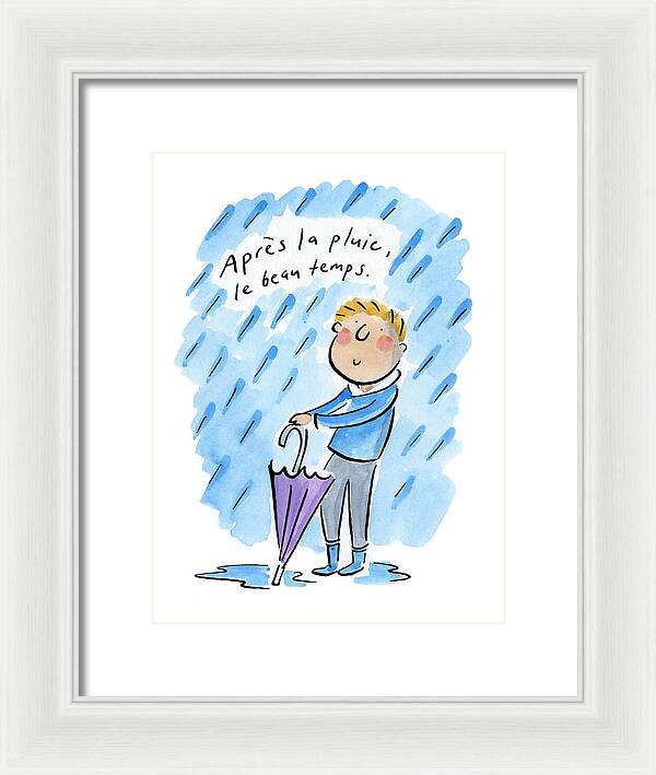 Apres la pluie, le beau temps 2 - Framed Print