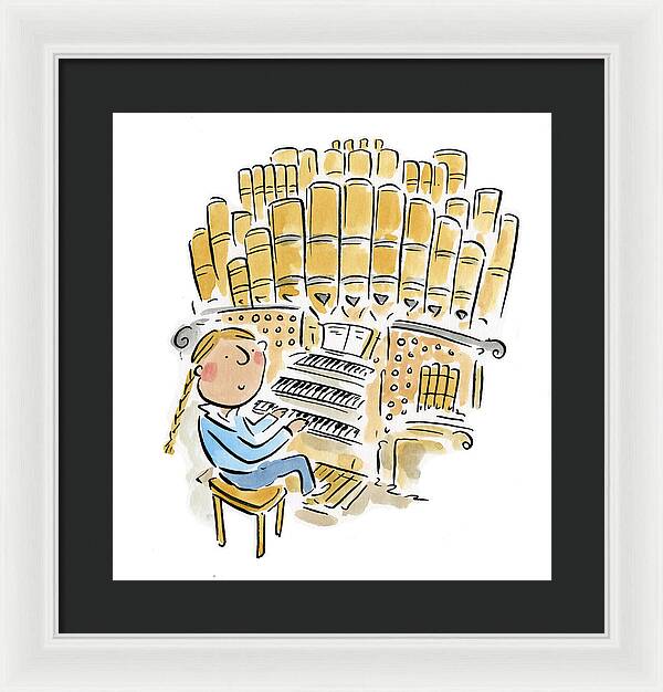 Organist 2 - Framed Print