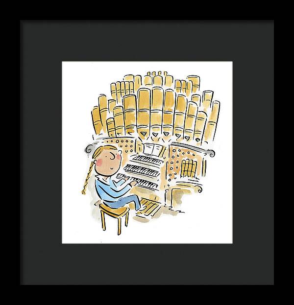 Organist 2 - Framed Print
