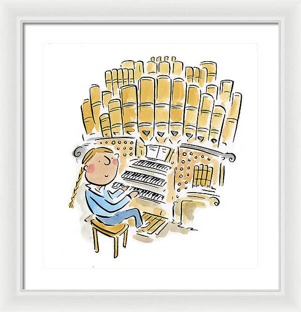 Organist 2 - Framed Print