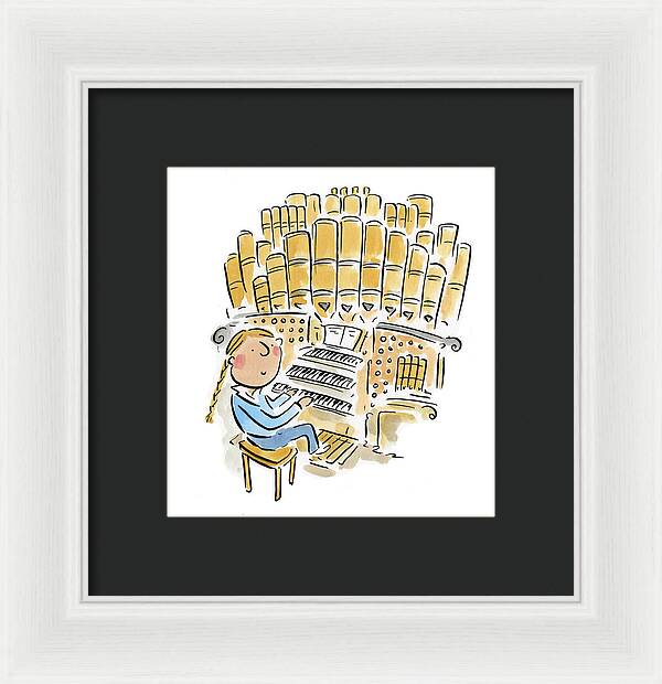 Organist 2 - Framed Print