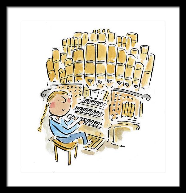 Organist 2 - Framed Print
