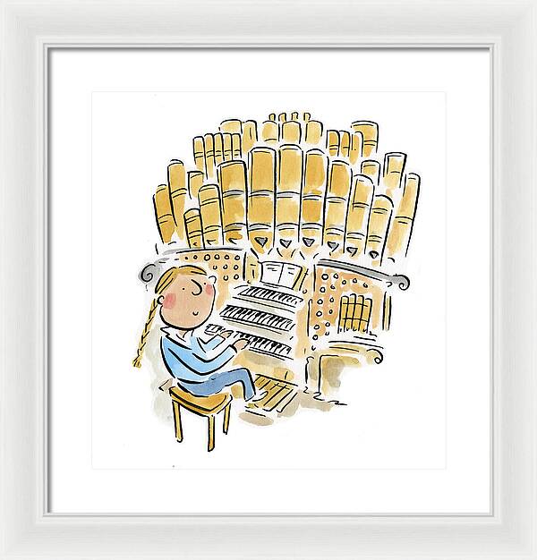 Organist 2 - Framed Print