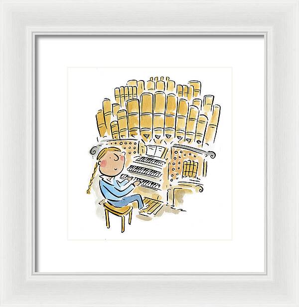 Organist 2 - Framed Print
