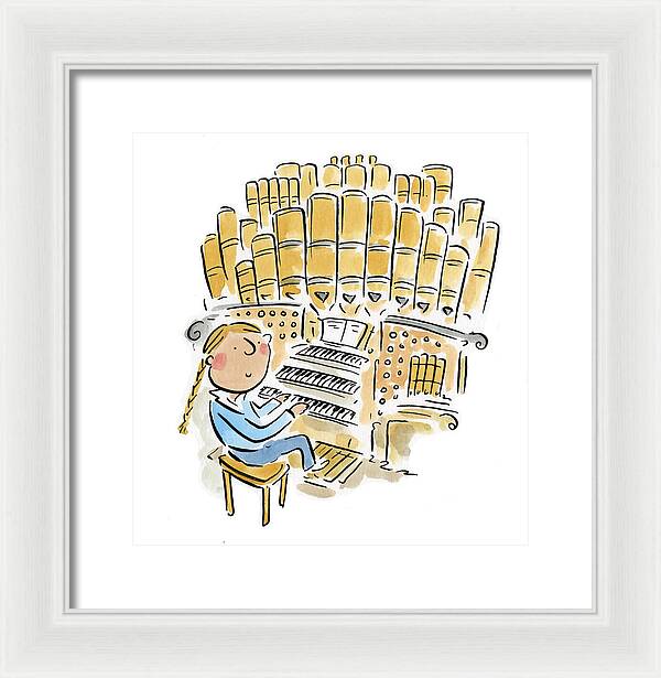 Organist 2 - Framed Print