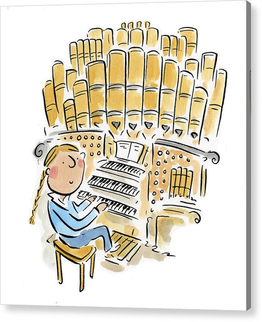 Organist 2 - Acrylic Print