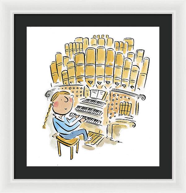 Organist 2 - Framed Print