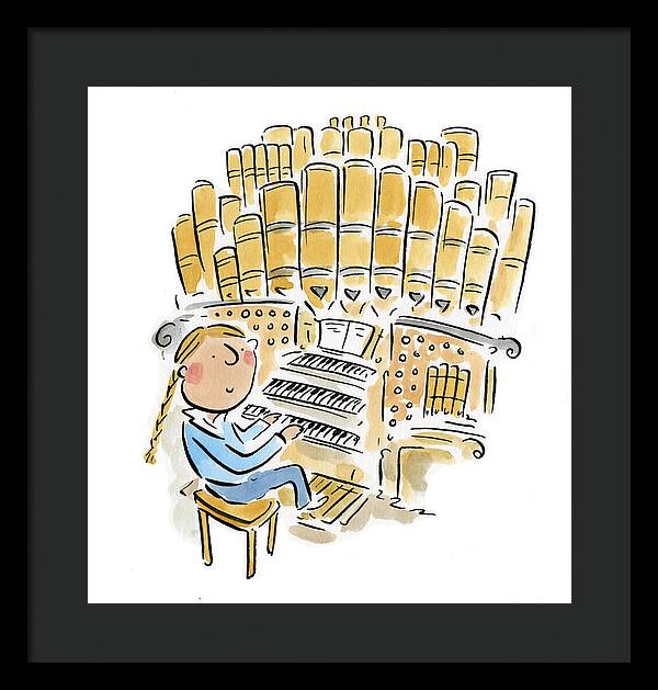 Organist 2 - Framed Print