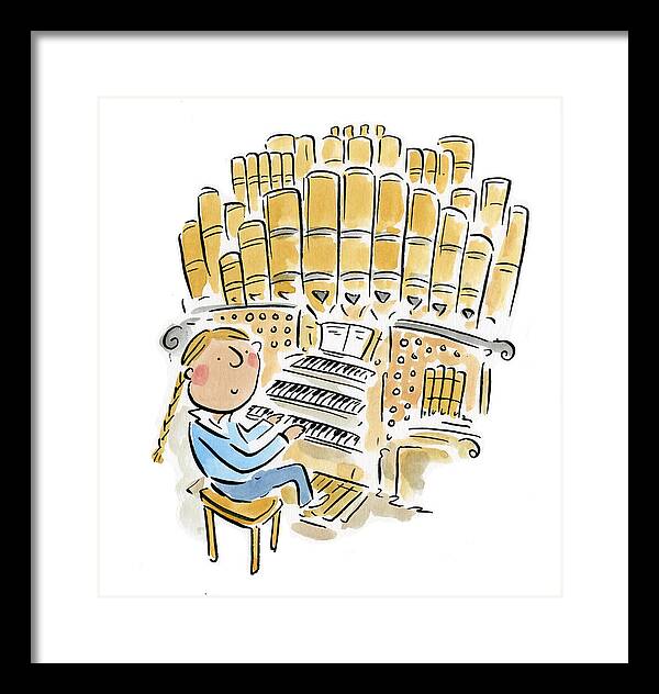 Organist 2 - Framed Print