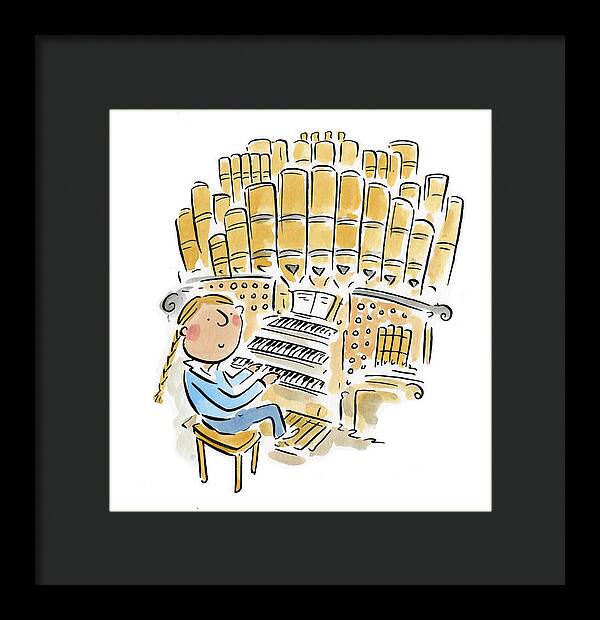 Organist 2 - Framed Print
