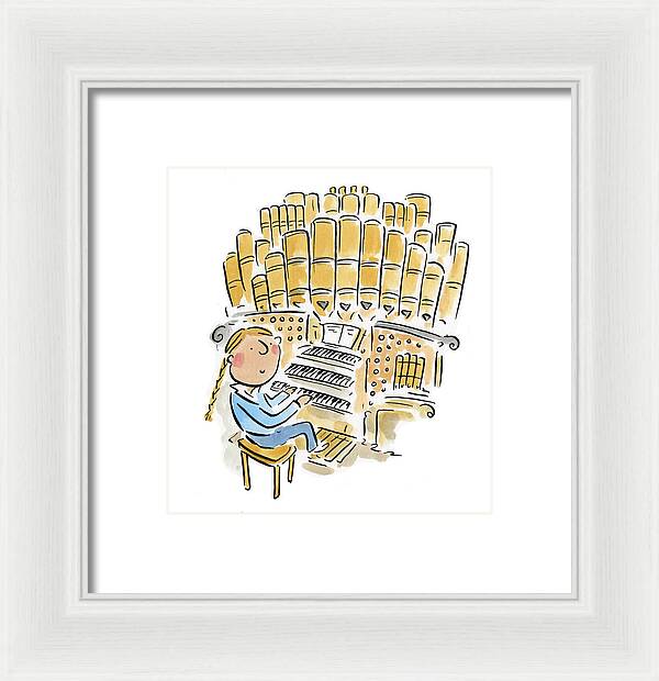 Organist 2 - Framed Print