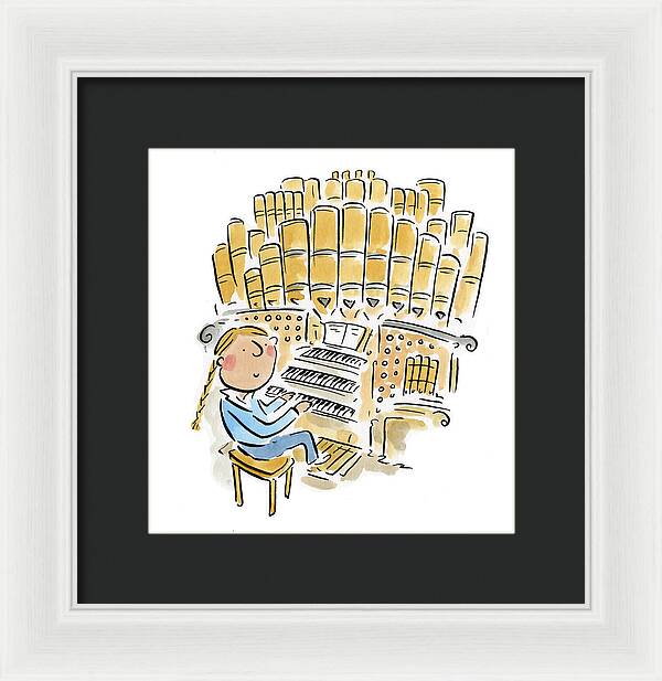 Organist 2 - Framed Print