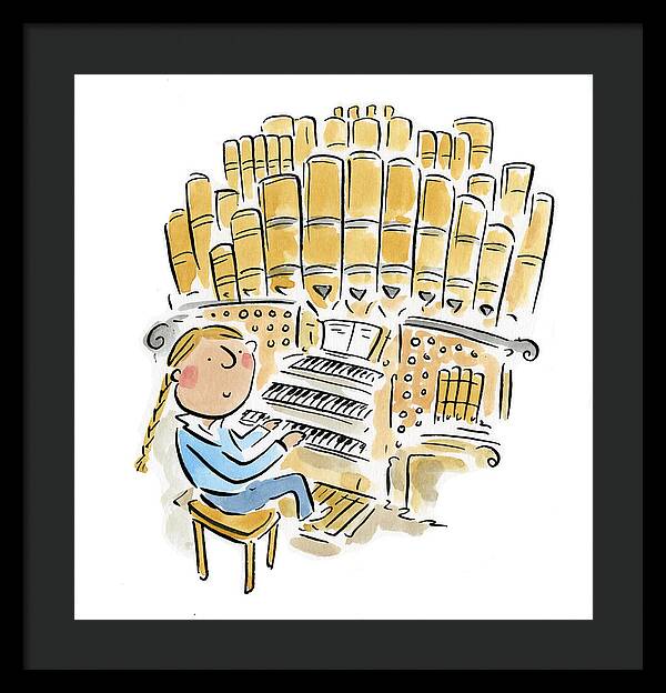 Organist 2 - Framed Print