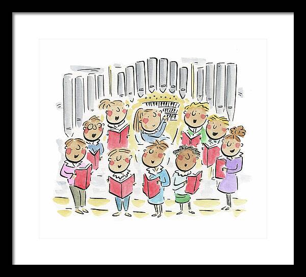 Adam Lay Y Bounden - Framed Print