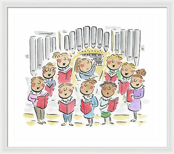 Adam Lay Y Bounden - Framed Print