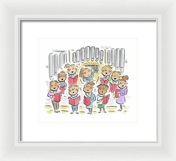 Adam Lay Y Bounden - Framed Print