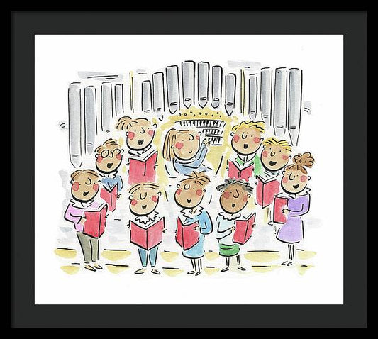 Adam Lay Y Bounden - Framed Print