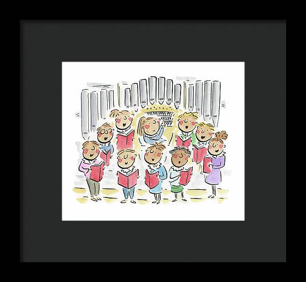 Adam Lay Y Bounden - Framed Print