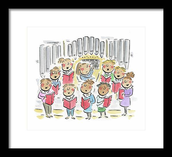 Adam Lay Y Bounden - Framed Print