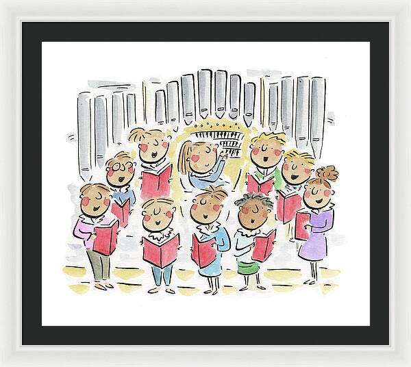 Adam Lay Y Bounden - Framed Print