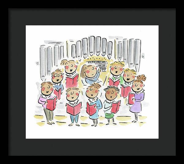 Adam Lay Y Bounden - Framed Print