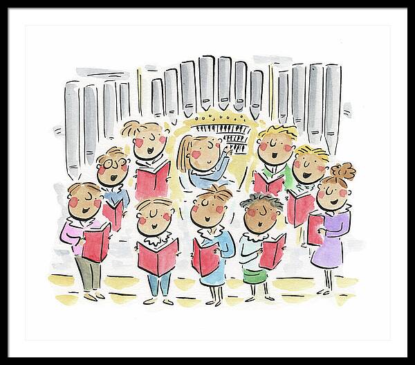 Adam Lay Y Bounden - Framed Print