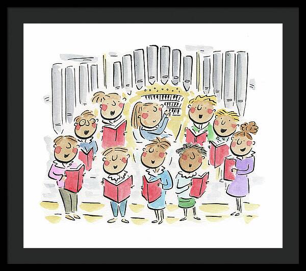 Adam Lay Y Bounden - Framed Print