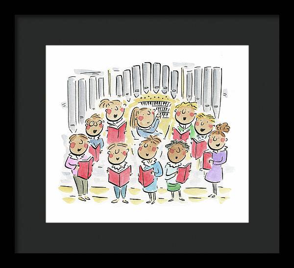 Adam Lay Y Bounden - Framed Print