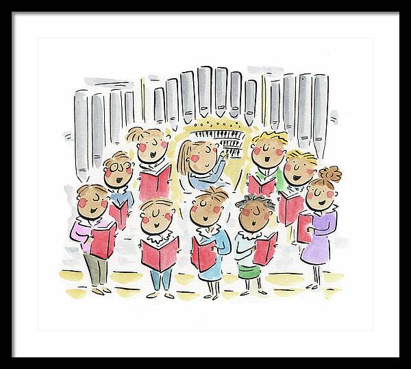 Adam Lay Y Bounden - Framed Print