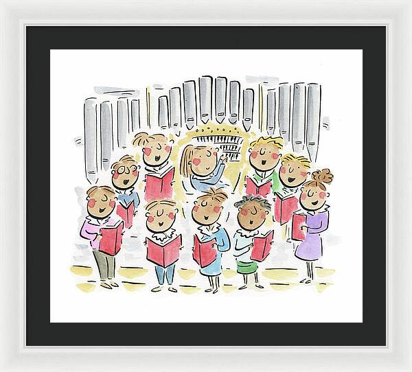 Adam Lay Y Bounden - Framed Print