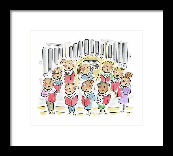 Adam Lay Y Bounden - Framed Print