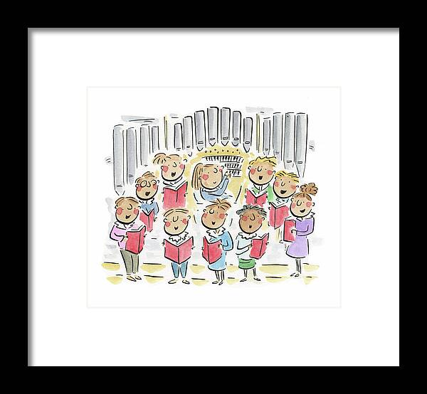 Adam Lay Y Bounden - Framed Print