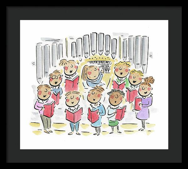 Adam Lay Y Bounden - Framed Print