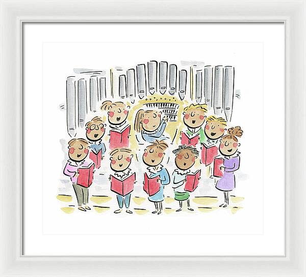 Adam Lay Y Bounden - Framed Print