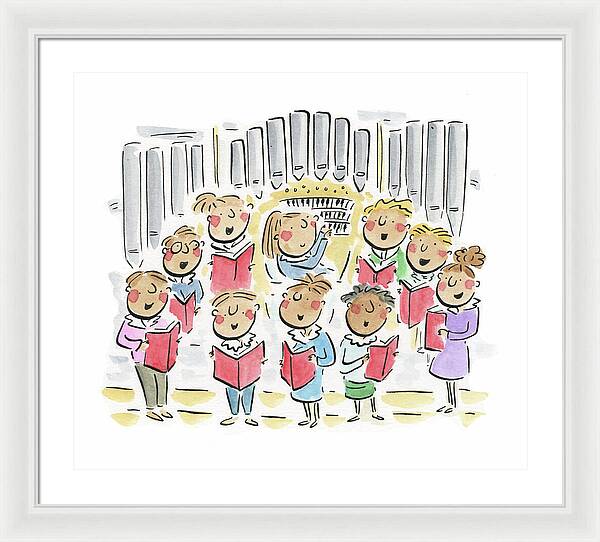 Adam Lay Y Bounden - Framed Print