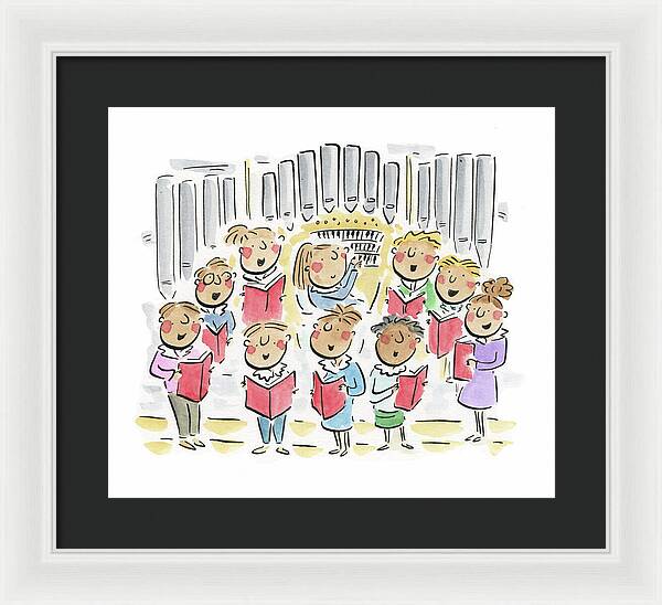 Adam Lay Y Bounden - Framed Print